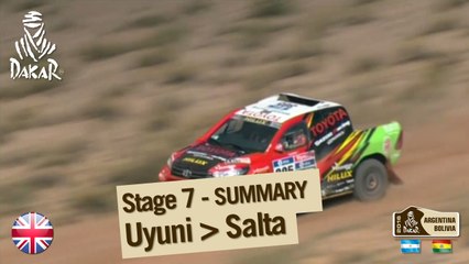 Stage 7 Summary - Car/Bike - (Uyuni / Salta)