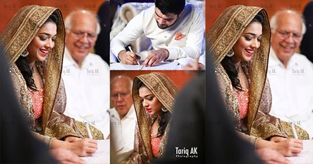 Sanam Jung and Qassam Jafri Nikkah Video