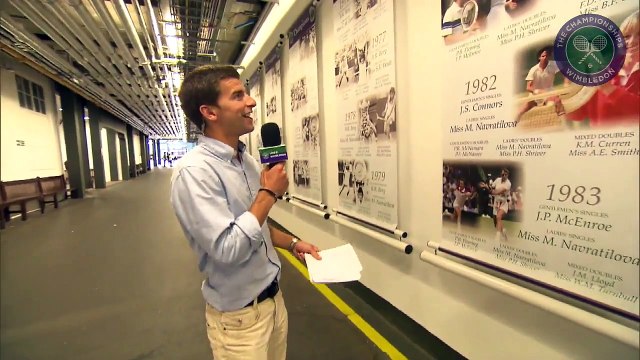 Live @ Wimbledon's Adam Hunt heads below Centre Court