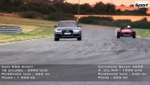 Drag Race : Audi RS6 Avant VS Caterham 485 R (Motorsport)