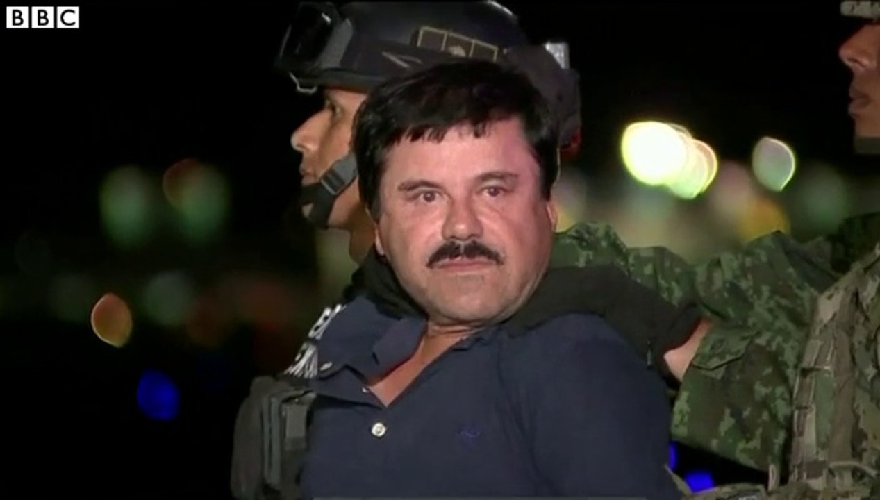 Mexican drug lord El Chapo recaptured after prison break