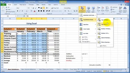 Excel 2010 Tutorial A Complete Guide to Excel for Anyone [HD, 720p]_clip3