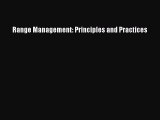 [PDF Download] Range Management: Principles and Practices [Download] Full Ebook