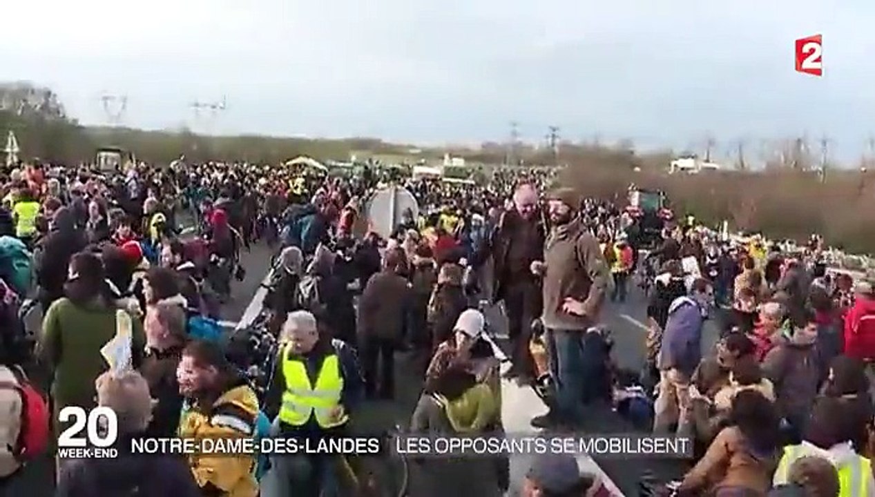 NotreDamedesLandes journée de mobilisation à Nantes Vidéo