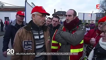 Ham : les habitants aux côtés des salariés contre la délocalisation de l'usine Sapag
