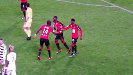 09/01/16 : SRFC-FCL : célébration Dembélé (35')