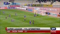 ΑΕΚ - Skoda Ξάνθη 2-1  17η αγ. Super League 9/1/2016