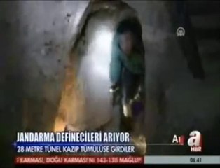 Defineciler Roma mezarını buldu... Treasure hunters found Roman tombs.