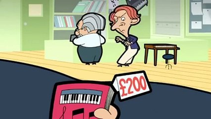 Mr Bean buying a piano