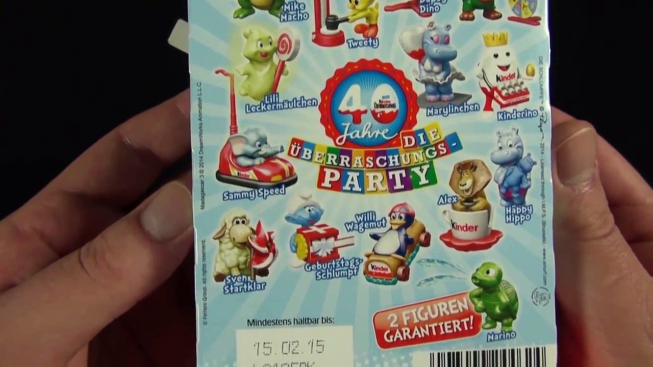 40 Jahre Kinder Überraschung 4er Pack [2014] (Kinder Surprise)