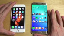 iPhone 6S vs. Samsung Galaxy S6 Edge Plus - Which Is Faster?