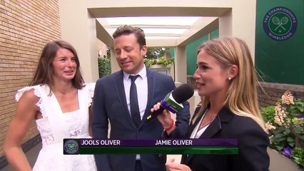 Jamie and Jools Oliver check in with Live @ Wimbledon