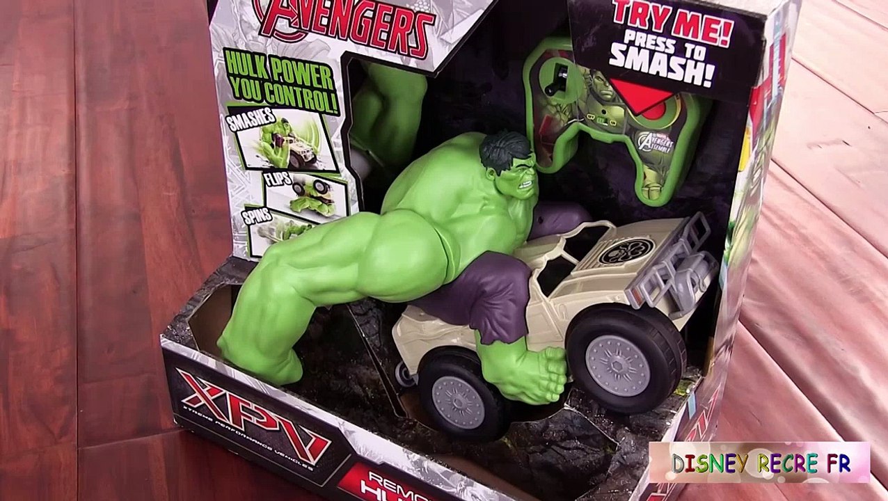 Avengers Hulk Smash Véhicule téléguidé Voiture radiocommandée Remote Control Jouets en français