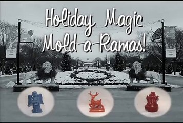 Holiday Mold-A-Ramas at Karoo Black-footed Cat Playing in Fragile  Hippo Plays it Cool in the Pool  and Dolphin Shows Brookfield Zoo