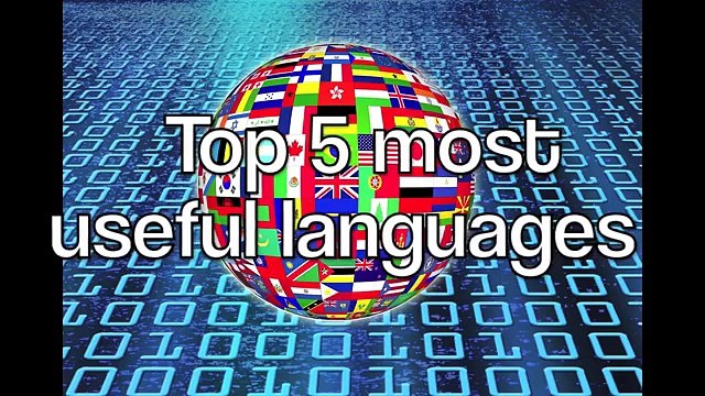 Top 5 Most Spoken languages