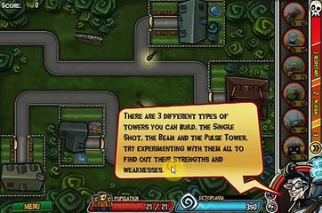 мультик для детей игра Haunted Suburb Tower Defense Flash Game лучшие игры 1