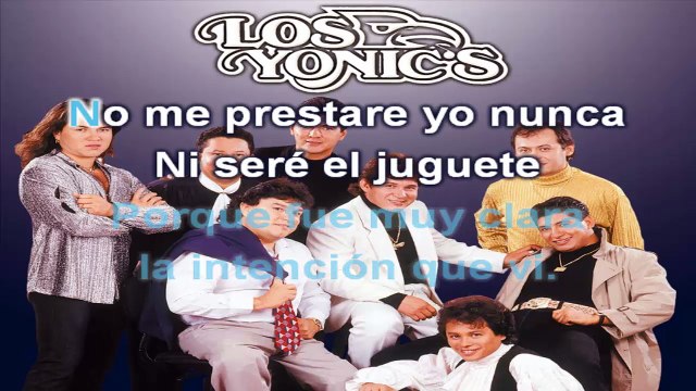 Los Yonics - Presa Facil - version Duranguense - karaoke letra