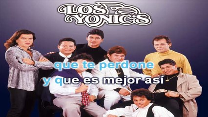 Los Yonics - Rosas Blancas - karaoke letra
