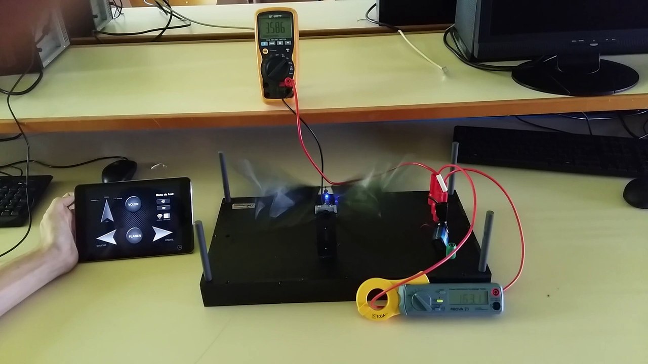 Bionic Bird au banc d'essais