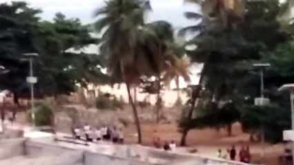 Beautiful Evening in Sierra Leone Beach Africa