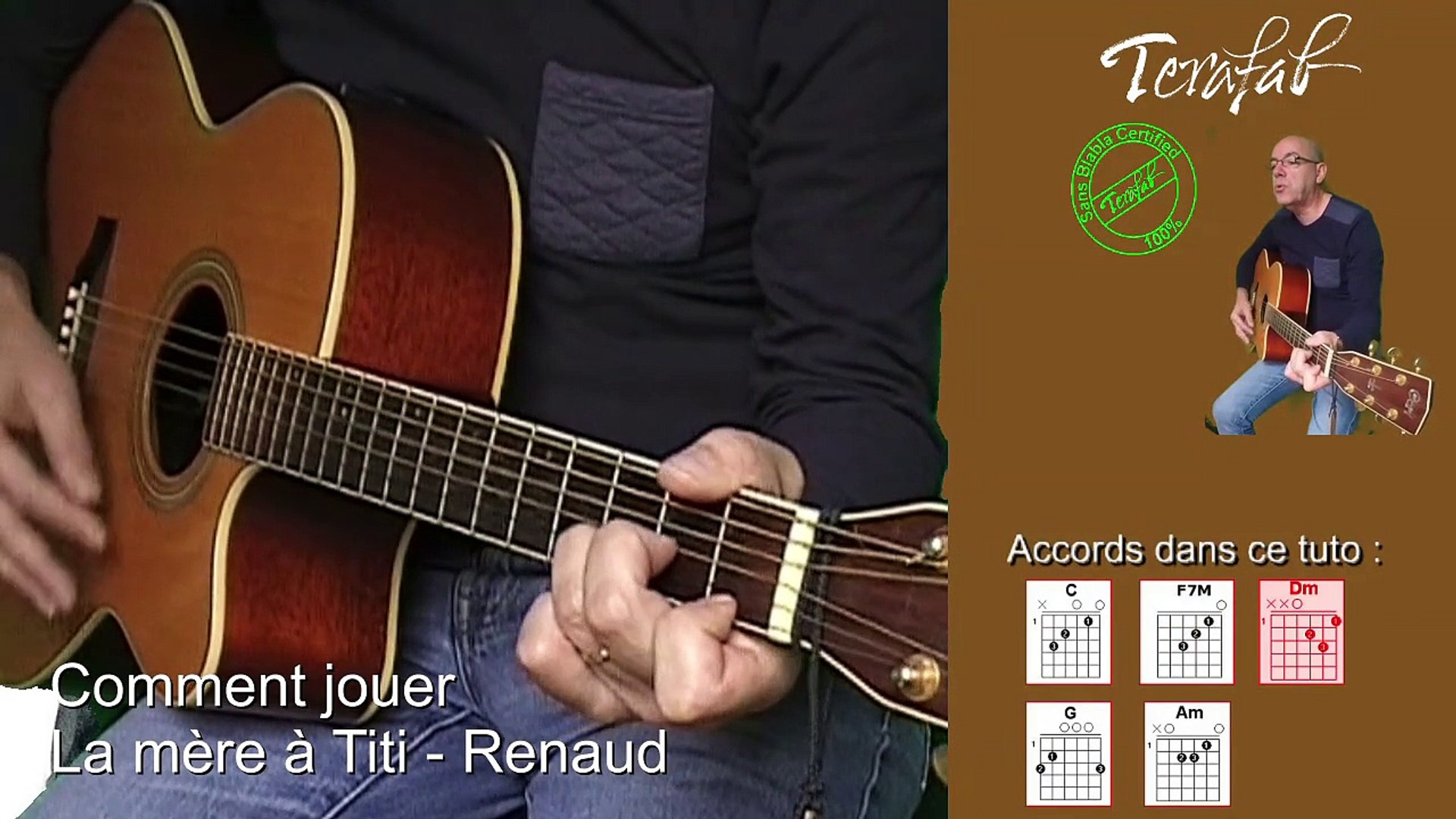 La mère à Titi - Renaud [Tuto guitare] by Terafab - Vidéo Dailymotion