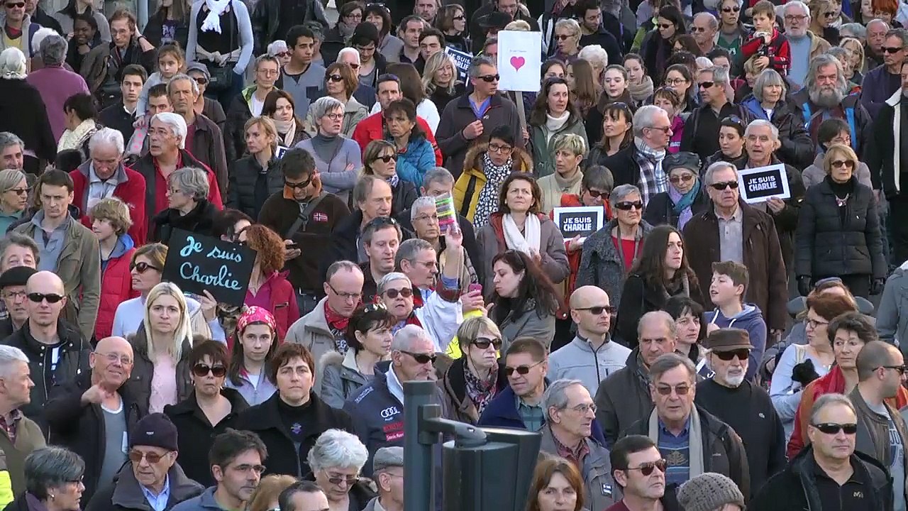 D!CI TV : C'était il y a un an, 20000 personnes dans les rues des Alpes du Sud pour Charlie Hebdo