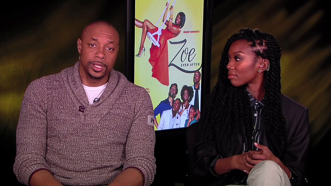 IR Interview Dorian Missick & Brandy Norwood For "Zoe Ever After" [BET
