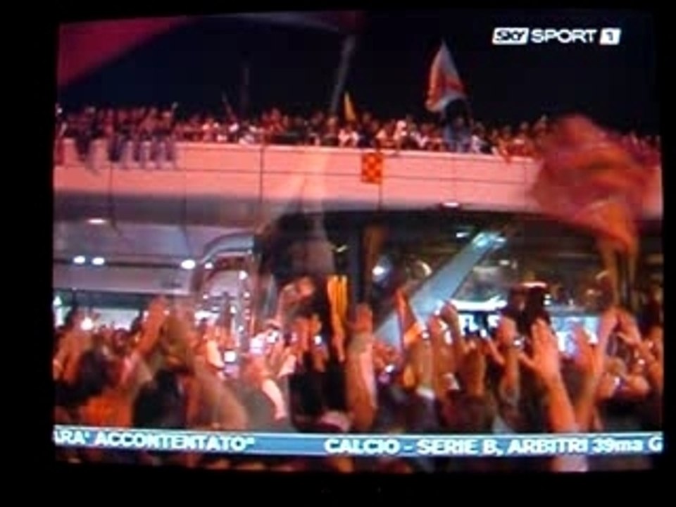 Mexes Celebrating at Fiumicino