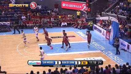 Rain or Shine vs San Miguel[1st Quarter]Semi Final Game 3 Philippine Cup January 9,2016