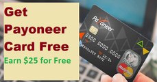 Get Free Payoneer Master Card at Home