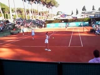 Mauresmo doubles Rome 07 - 1st game
