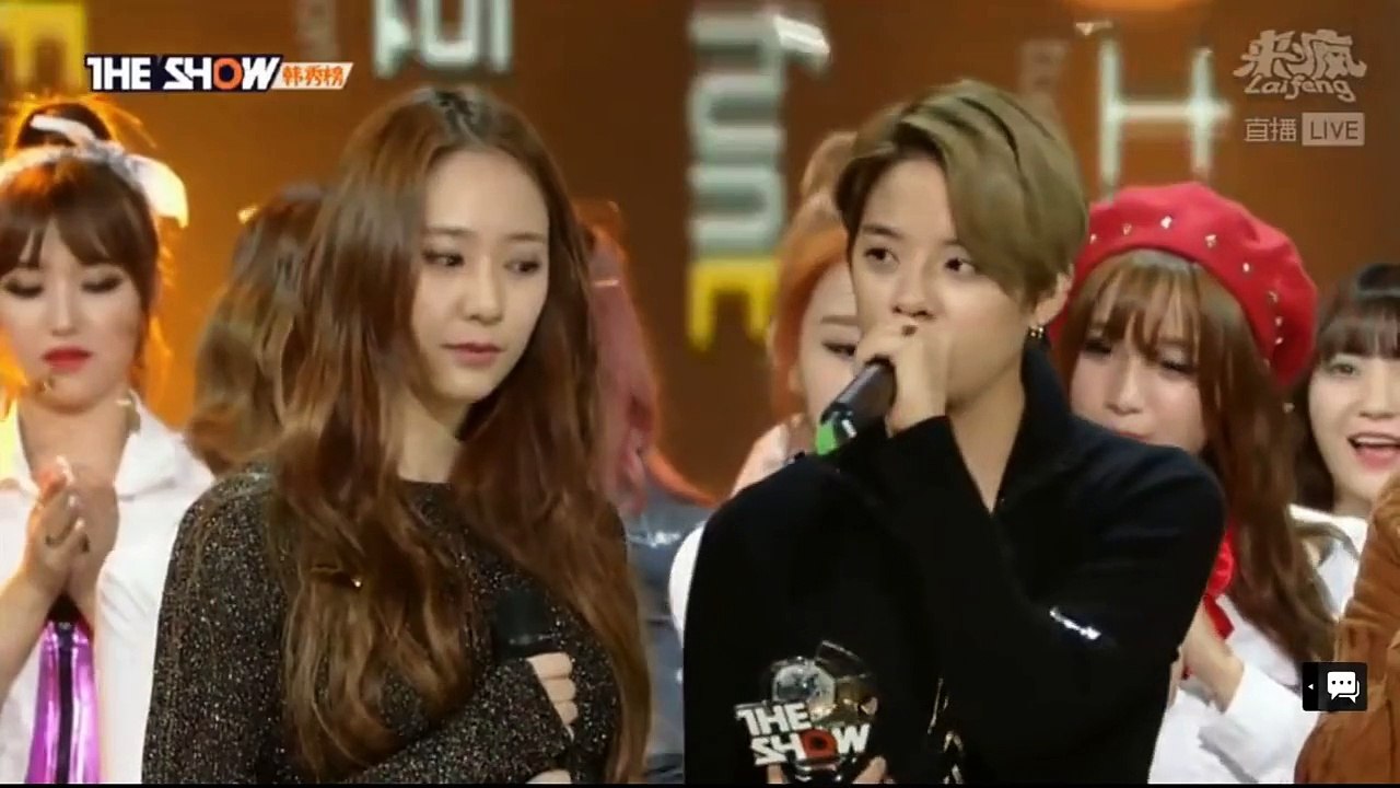 151110 f(x) 4 Walls - 3nd Win @SBS MTV The Show