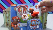 Nickelodeon Paw Patrol Action Pack Pup and Badge Marshall Chase Zuma Rubble by Kids Toys a
