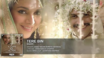 TERE BIN' Full AUDIO song - Wazir - Farhan Akhtar, Aditi Rao Hydari - Sonu Nigam, Shreya Ghoshal
