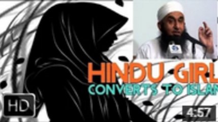 Emotional Story Of a Hindu Girl->  ACCEPTING ISLAM - MAULANA TARIQ JAMEEL -> LATEST BAYAN FOR 2016
