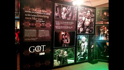 Exposição de Game of Thrones (Game of Thrones The Exibition) GOTExhibit