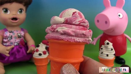 Pâte à modeler Parfumée Joustra Crème Glacée Peppa Pig Baby Alive Eats Play Doh Ice Cream