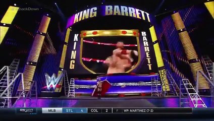 WWE JACK SWAGGER VS KING BARRET 6 11 2015 SMACKDOWN