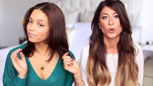 Comment Clip Dans et le Mélange des Extensions de Cheveux avec des Cheveux Courts