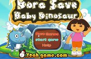 Дора спасает детеныша-динозавра - Dora save baby dinosaur