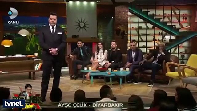 Beyaz Show'da canlı yayında PKK propagandası yapan kadın