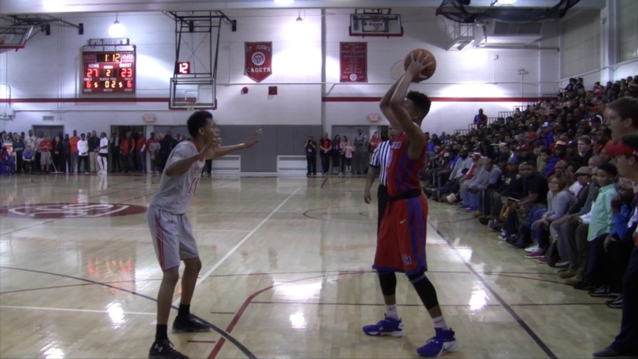 No.3 DeMatha holds on to defeat No.2 St. John's