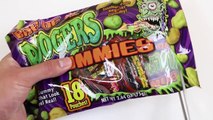 SPOOKY Halloween Zombie Finger Lollipop og kroppsdeler Gummy Candy Hjernen Ører Figurer!