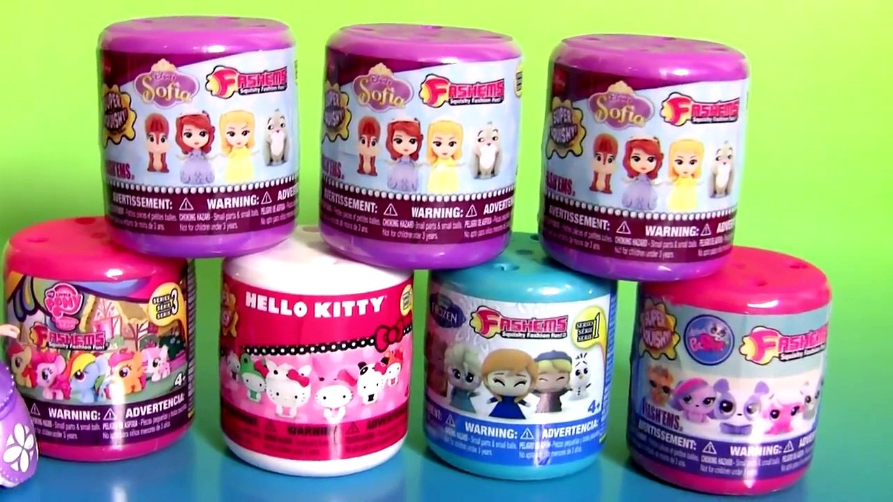 FASHEMS vs. MASHEMS MLP Princess Disney Frozen LPS Marvel Sofia Transformers Smurfs SURPRI