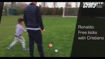 Cristiano Ronaldo & Cristiano Junior Plays Football Together 2016 [FULL VIDEO]