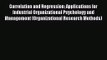 [PDF Download] Correlation and Regression: Applications for Industrial Organizational Psychology
