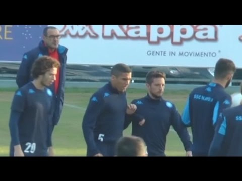 Europa League, il Napoli prepara la sfida col Legia Varsavia (10.12.15)