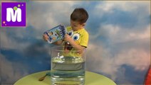 Делаем лизун Слими Бафф и открываем сюрприз игрушки Surprise toys in a Slimy Baff glass unpacking