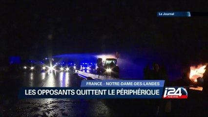 Les opposants à Notre-Dame-des-landes quittent le périphérique