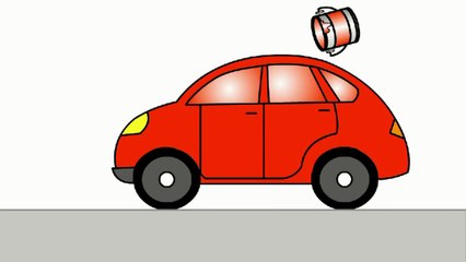Smart Kids Learn Color crtns for Children 5: Coloured Cars [聪明的孩子创建具有彩色形状] ABC 123 vidé